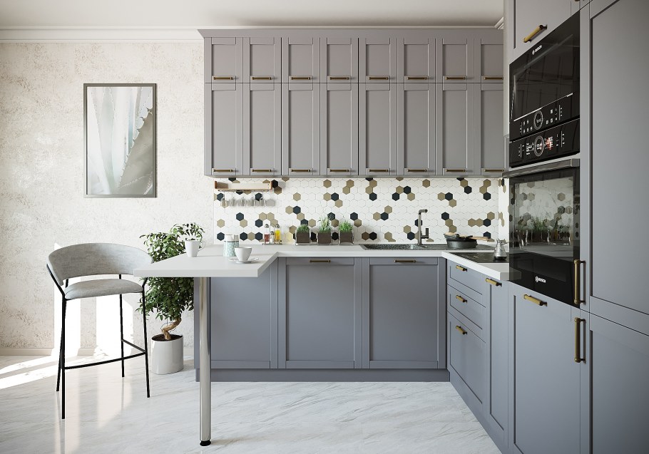 Кухонный гарнитур визуализация