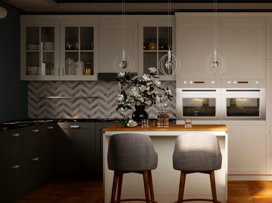 Столовая на кухне 2020