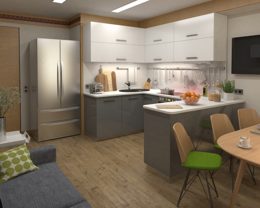 Визуализация проекта кухни