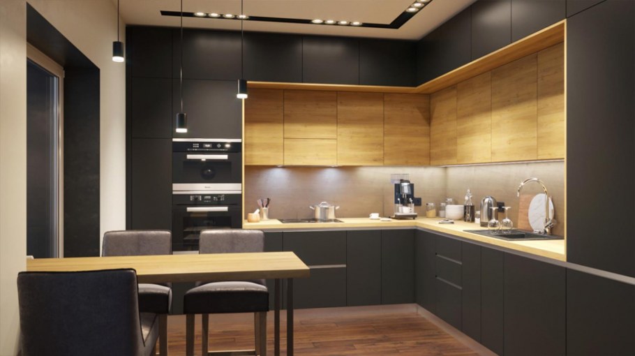 Визуализация кухни в высоком качестве