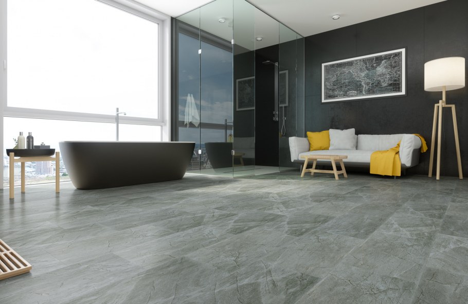 Кварцевый ламинат Fargo Stone черный Алмаз 64s452