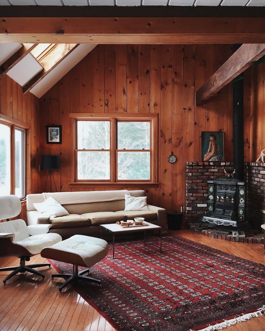 Интерьер деревянного домика