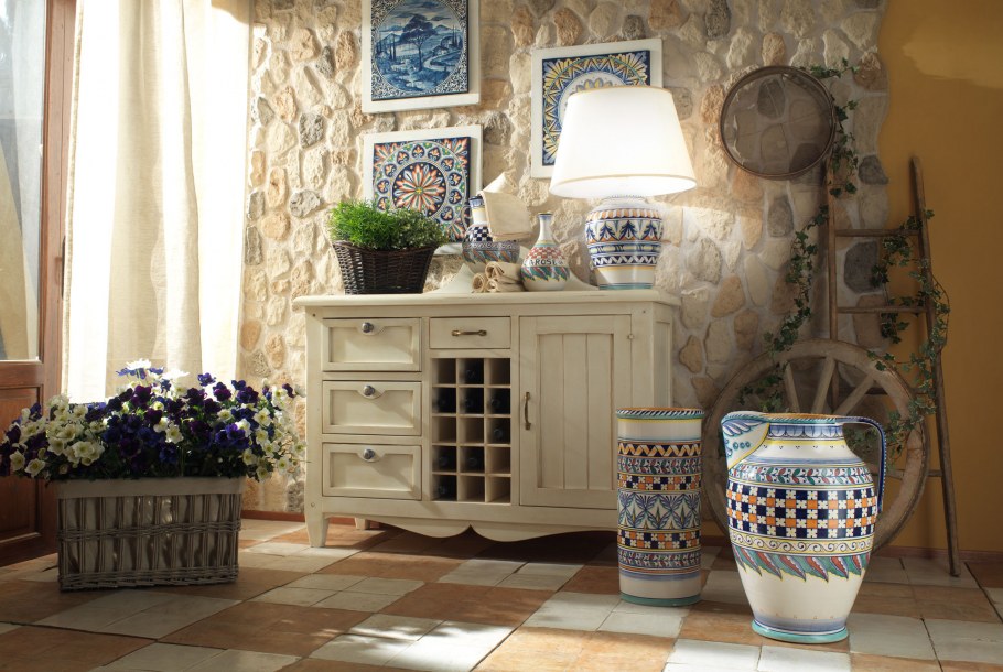 Посуда Прованс в интерьере