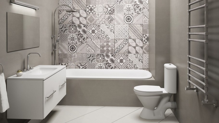 Плитка в ванную пэчворк