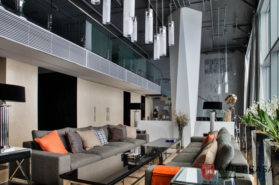 Двухуровневый пентхаус в Москва Сити