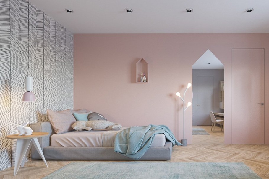 Современные обои для гостиной