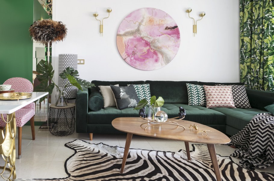 Гостиная в тропическом стиле