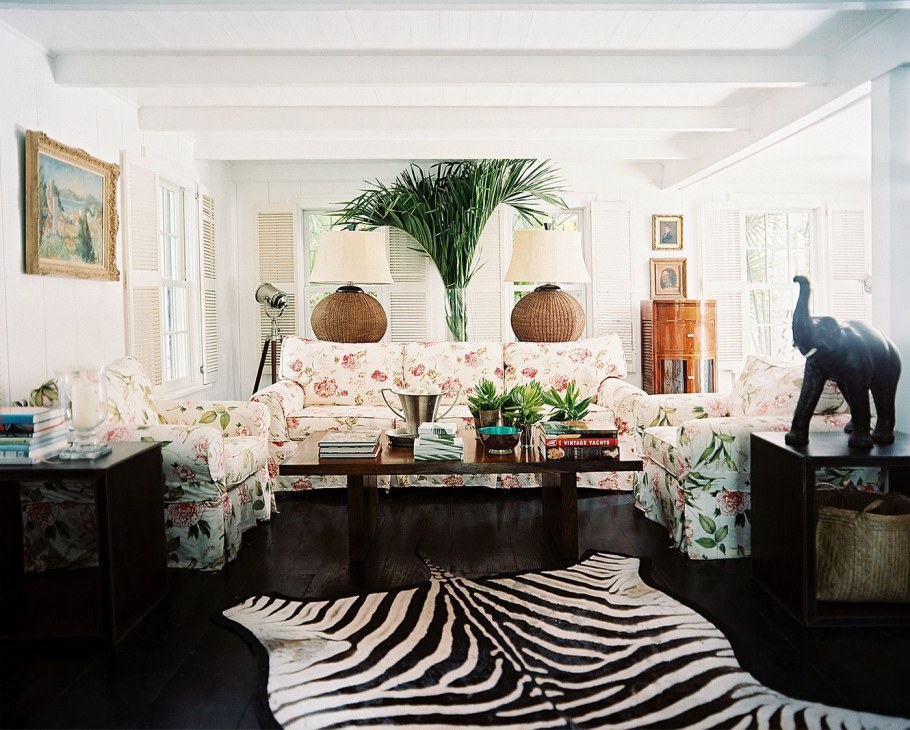 Тропический стиль в интерьере