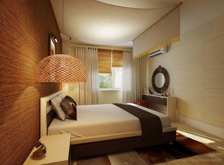 Планировка узкой спальни