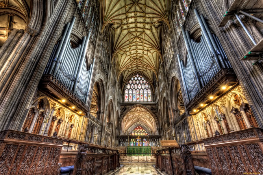 Собор в Уэльсе Готика интерьер