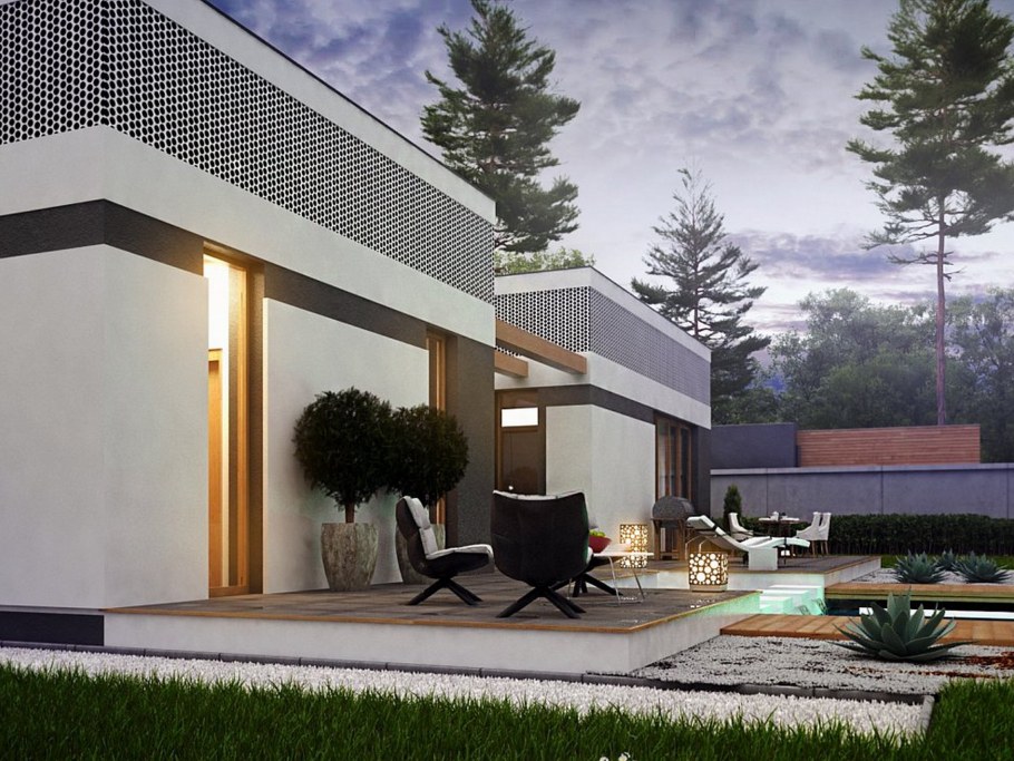 Флэтхаус с плоской крышей 200 МКВ