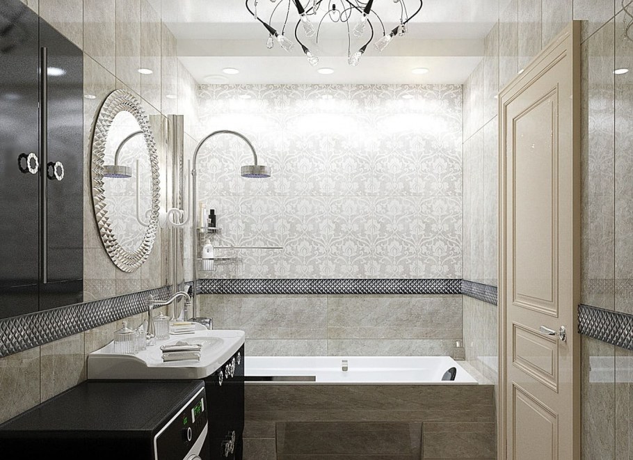 Ванные комнаты Неоклассика арт деко