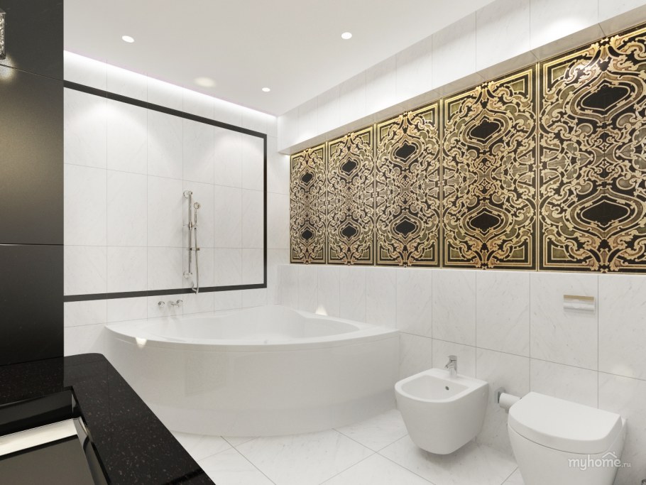 Светлая плитка стиль ар деко