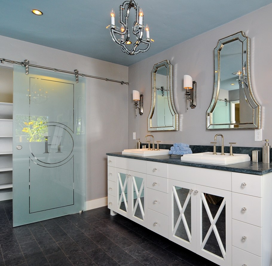 Ванной комнаты в стиле ар деко