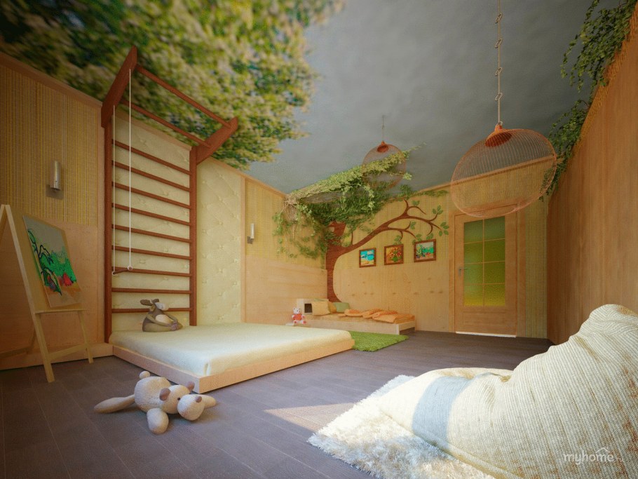 Детская в стиле лес
