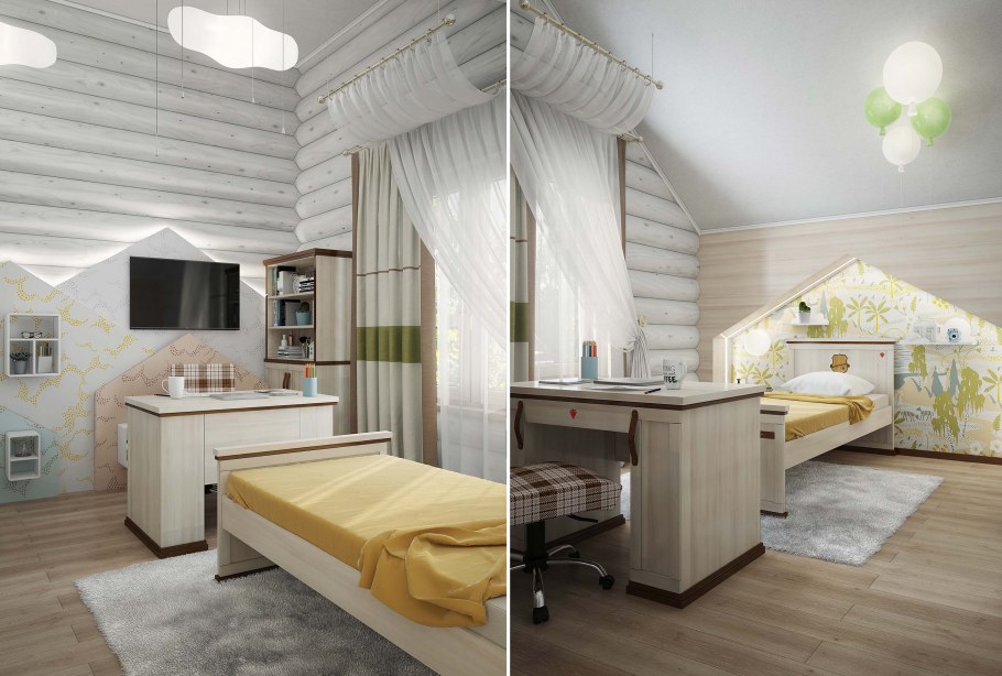Уютная детская для мальчика
