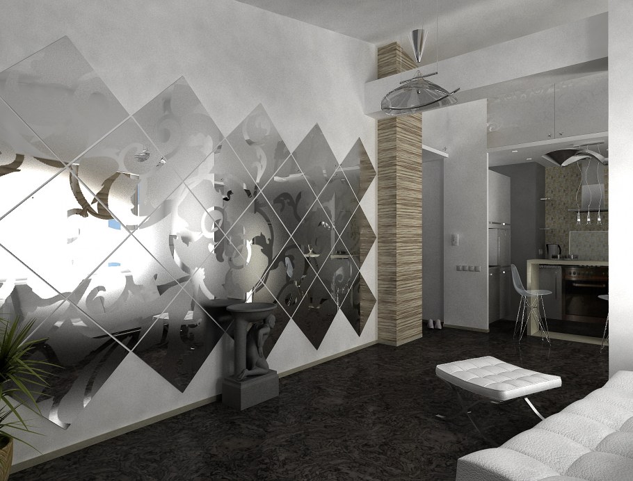 Панно в виде сот