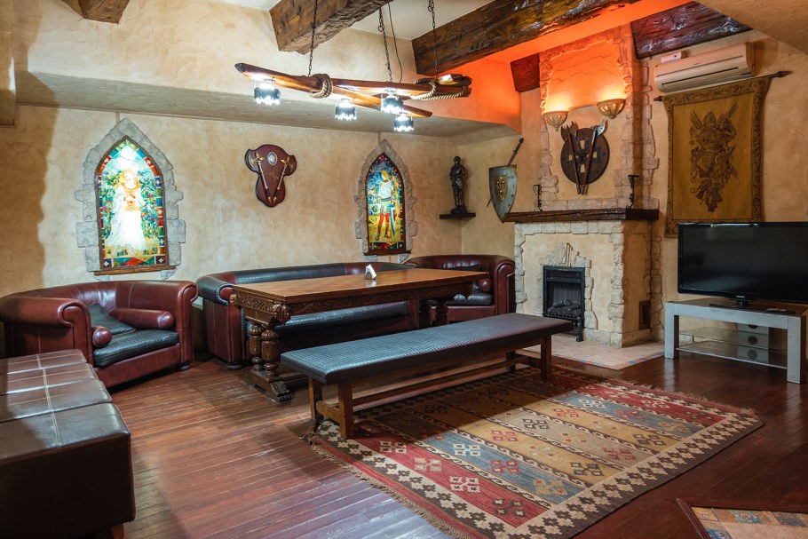 Баня в рыцарском стиле