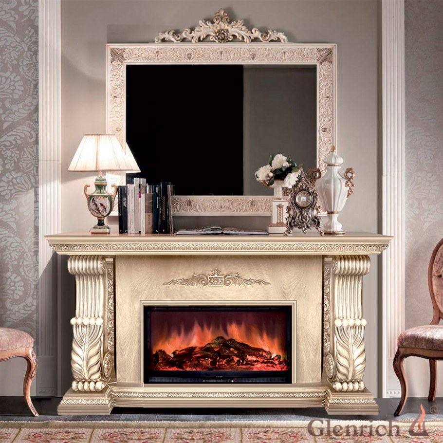 Камин Гленрич сенатор светлый