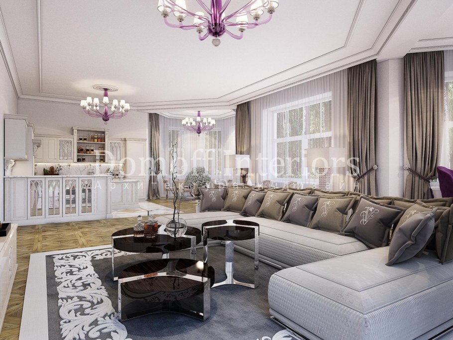 Полукруглая гостиная