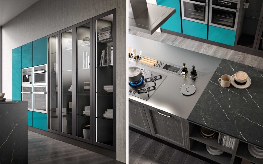 Кухня лофт-04 BMS