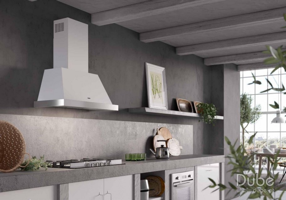 Кухня лофт с островом