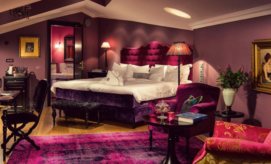 Интерьер в сиреневых тонах