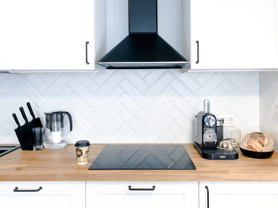 Кухонный фартук в скандинавском стиле