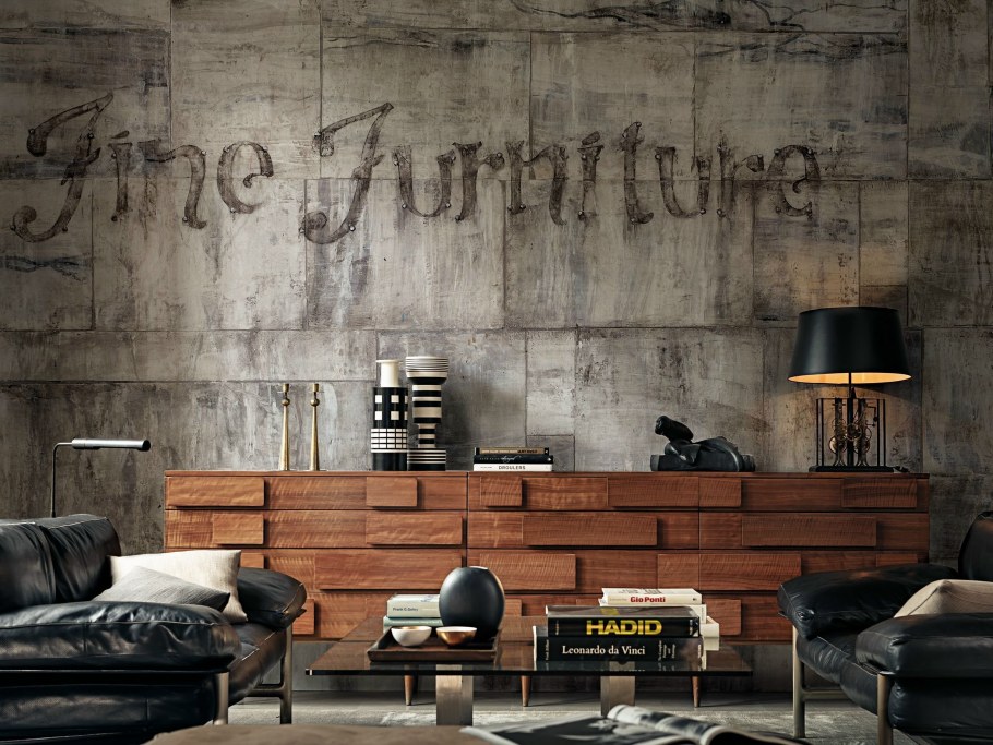 Обои в стиле лофт