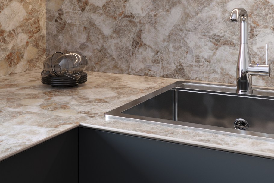 Столешница дуб Соубери светлый 7141