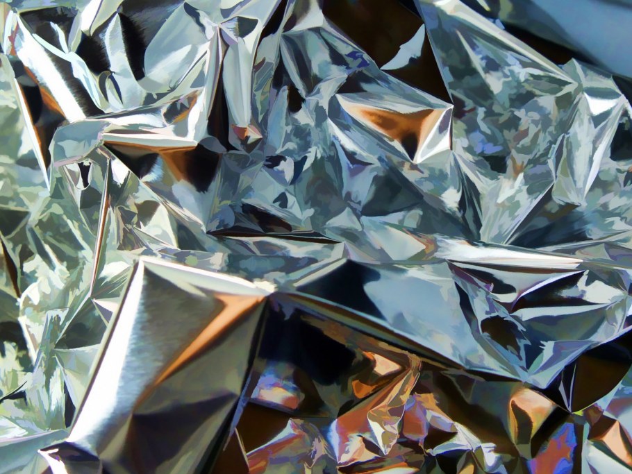 Стены с блестками