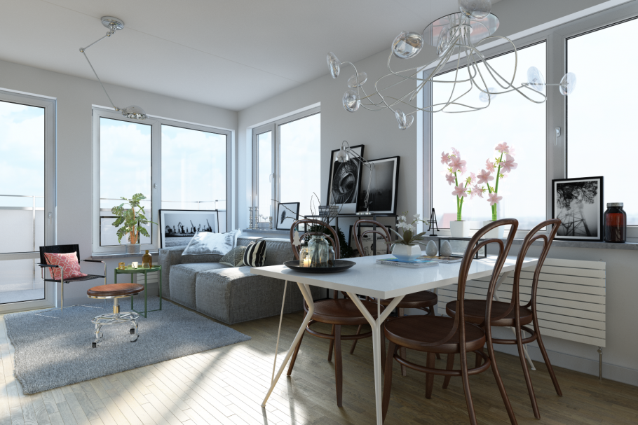 Красивая визуализация интерьера