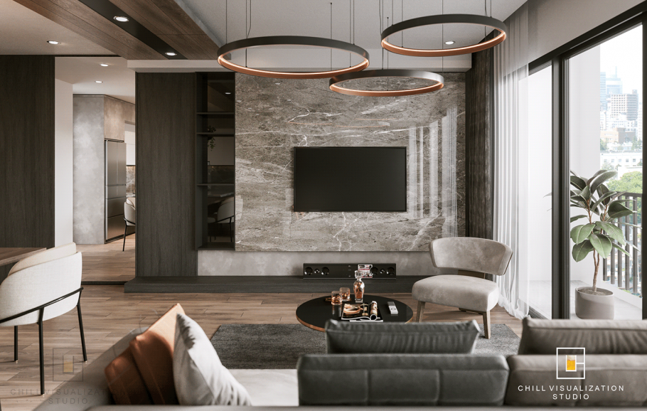 Ливинг рум 3д