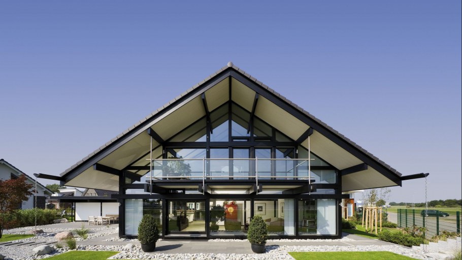 Фасады немецких домов в стиле фахверк