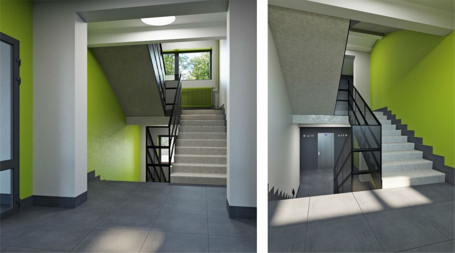 Современные ступеньки в подъезды