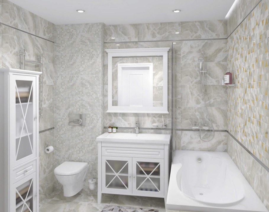 Плитка laparet Plazma белый