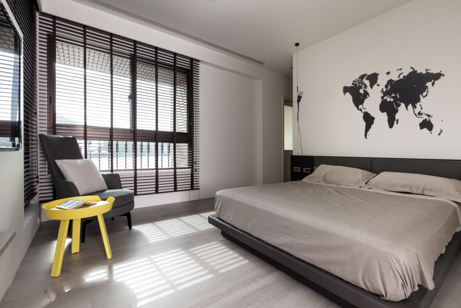 Спальня в сером стиле