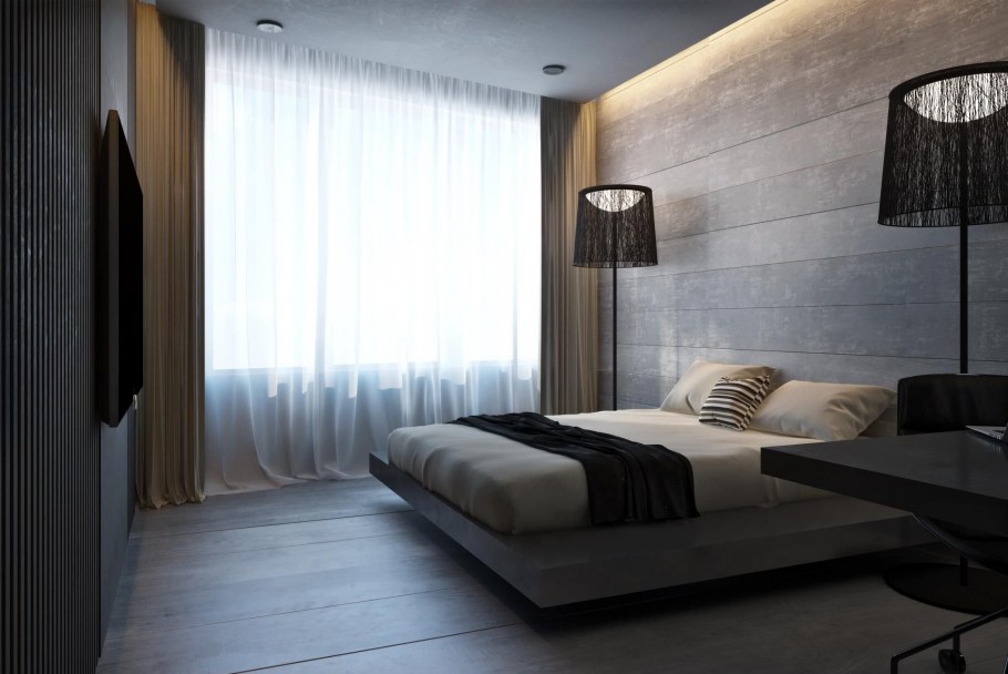 Спальня в минималистическом стиле