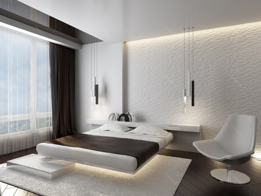 Спальня в минималистическом стиле 14 кв.м