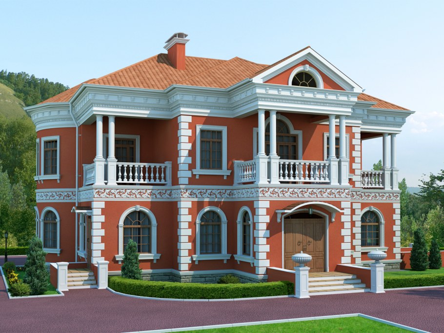 Лепнина на фасаде