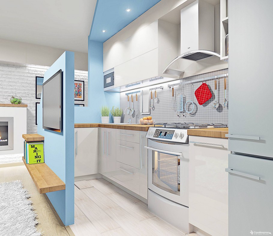 Обои в скандинавском стиле для кухни