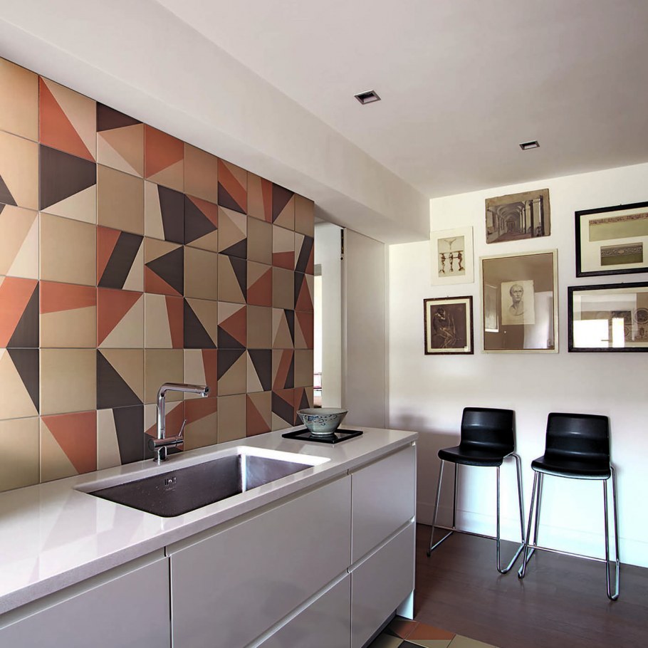 Фасады кухонь геометрия