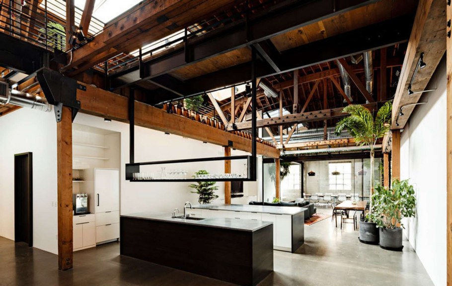 Офис в Индустриальном стиле