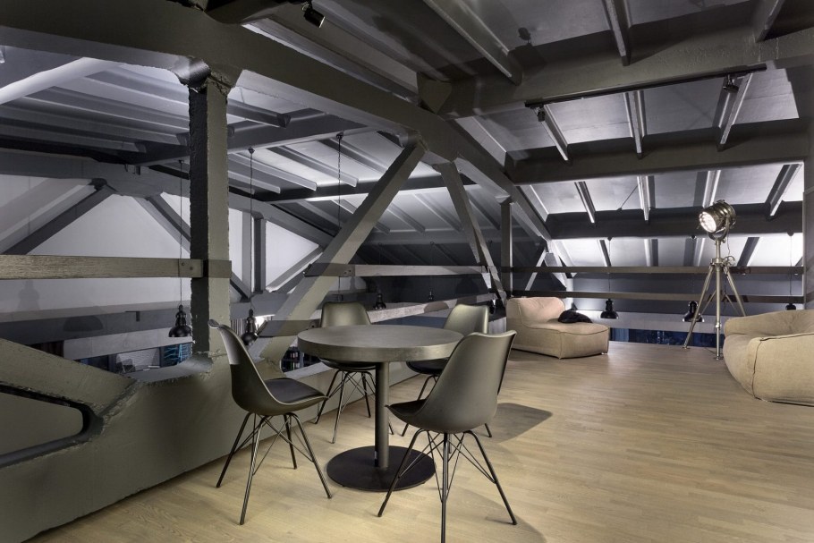 Офис в стиле Индастриал