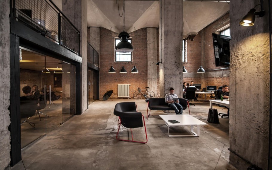 Офис в стиле Индустриальный лофт