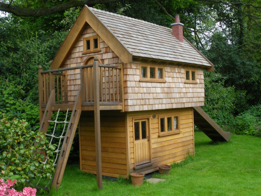 2 Этажные деревянные домики