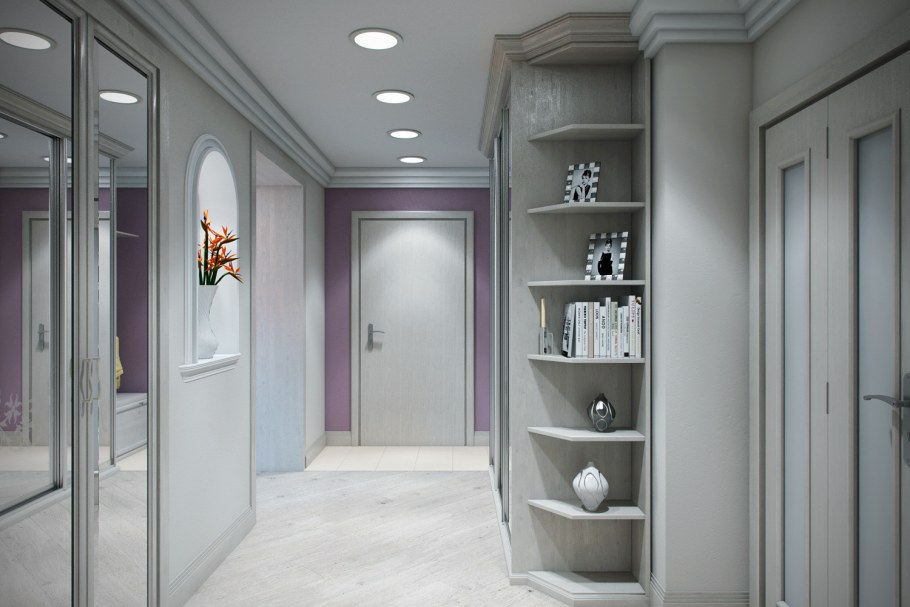 Ниши в интерьере прихожей