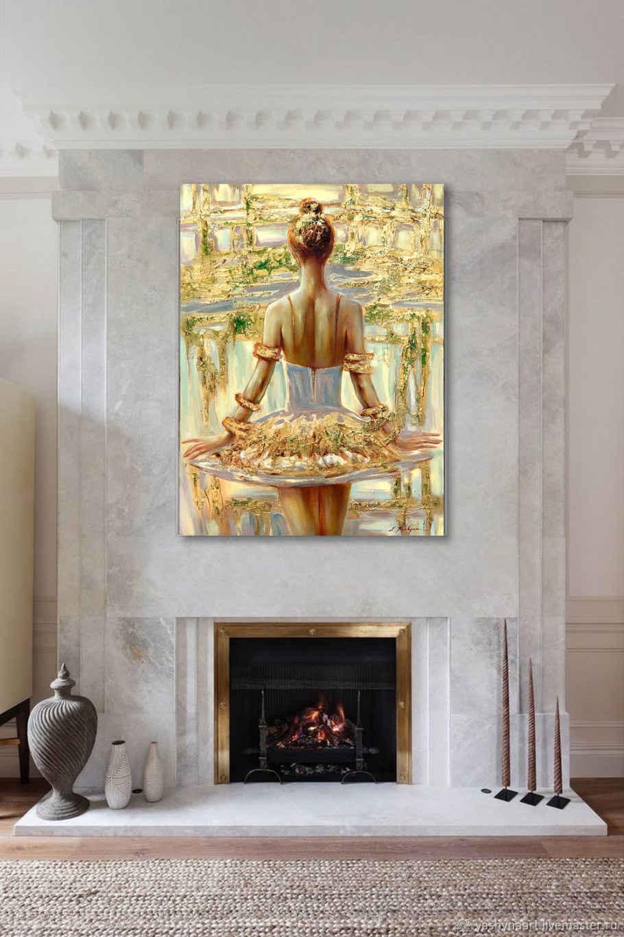 Картина над камином