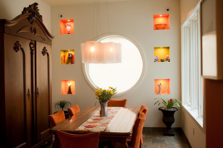 Круглая ниша в стене