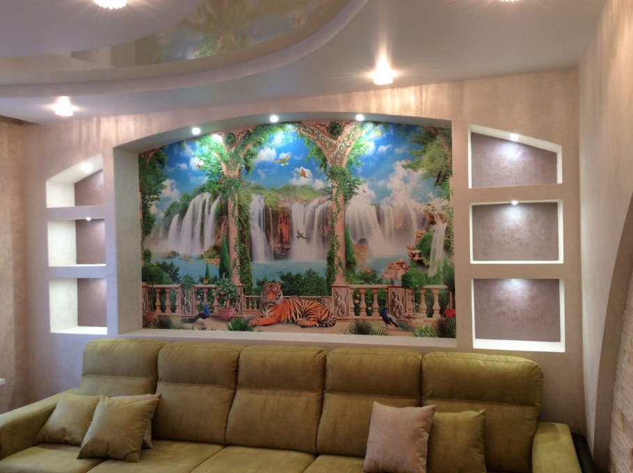 Фреска на угловую стену